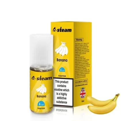 Banana 50/50 Eliquid 10ml by Steam