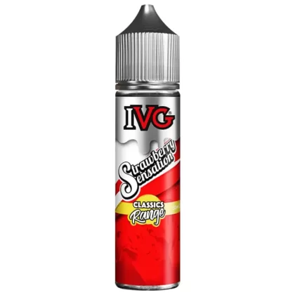 IVG Strawberry Sensation 50ml – vape juice utan nikotin - IVG / No / 50ml / 30/70
