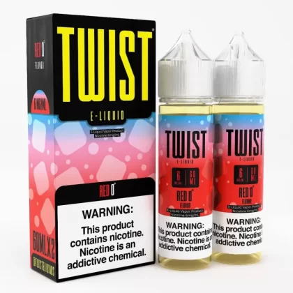 Twist e-Liquids Red 0 eJuice - 120mL (2x60mL); Vape Product, Vape Product