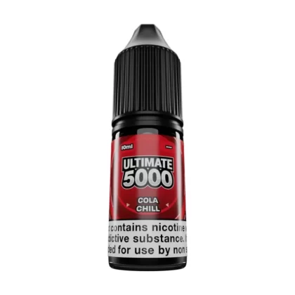 Cola Chill Saltnic vape Juice by Ultimate 5000 - 10 Pack - Strength