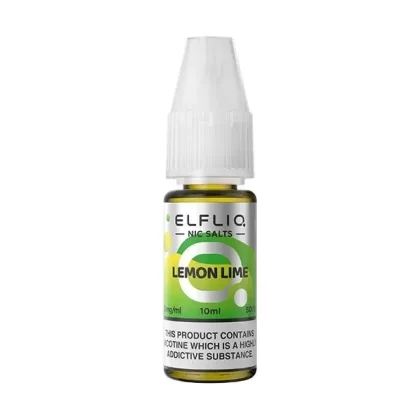 ELF BAR ELFLIQ LEMON LIME 10ML NIC SALT E-LIQUID