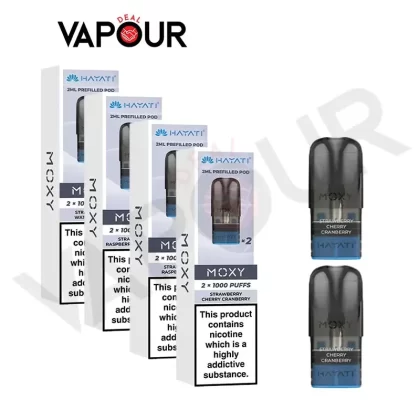Hayati Moxy Prefilled Pods - Strawberry Kiwi