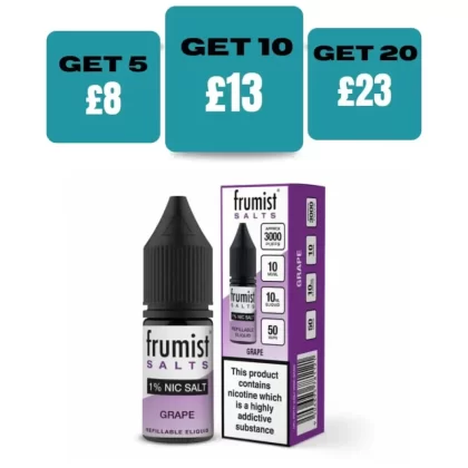 Frumist Bar Salt Nic Salts 10ml E-Liquid - Strawberry Ice Cream / 10mg