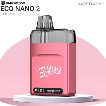 Vaporesso Eco Nano 2 – Blossom Pink - Pod Kit; 1000 mAh (4A89D0)