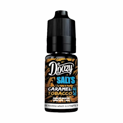 Doozy Salts Caramel Tobacco Ice Nic Salt Vape Juice - 10 Pack - Strength 5mg