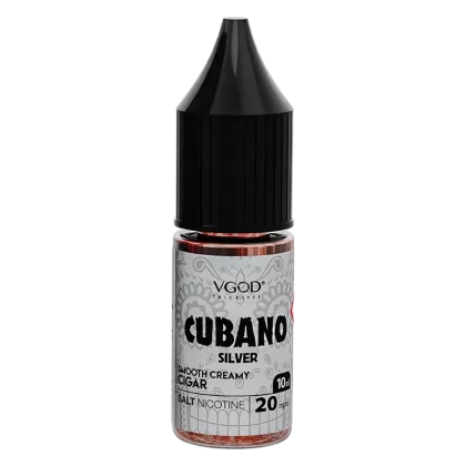Vgod Cubano Silver Nic Salt Vape Juice 10ml