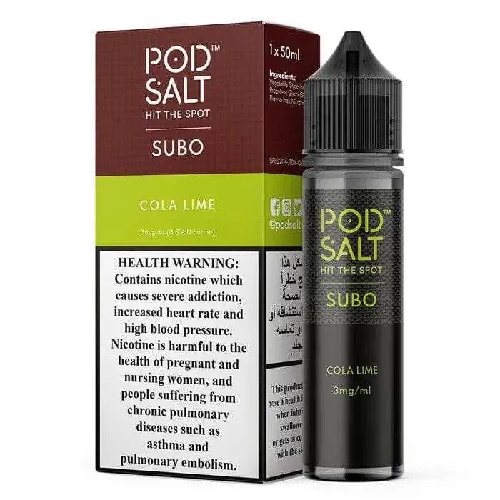 Pod Salt Subo Cola Lime 3mg/50ml