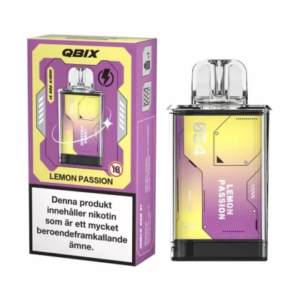 QBIX Lemon Passion 14mg – Pod