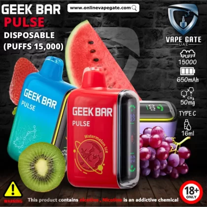 GEEK BAR PULSE DISPOSABLE VAPES (15,000 PUFFS) - 50 mg / Mexico Mango Ice