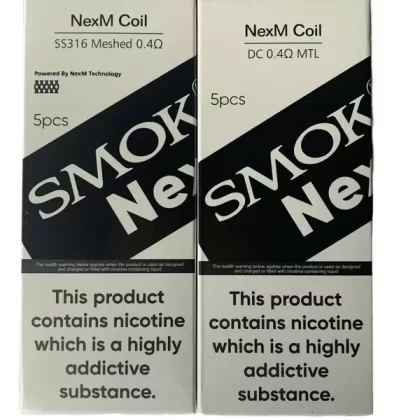 Smok & OFRF nexMesh Replacement Coils | SS316 Mesh 0.4Ω | DC MTL 0.4Ω | Pack of 5x