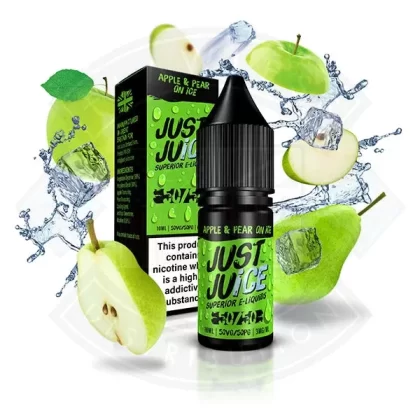 Just Juice 50/50 Apple & Pear on Ice 10ml - Vape Product, Vape Product