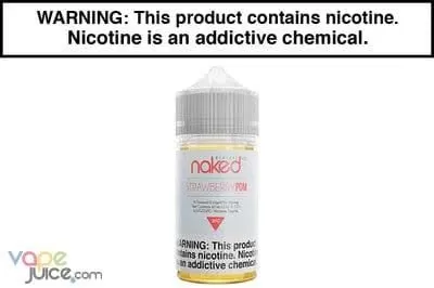STRAWBERRY POM BY NAKED 100 60ML - Vapejuice