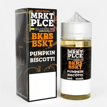 Pumpkin Biscotti – MRKT PLCE – 100mL – 70% VG – Vape Juice - Vape Product; Vape Product, Vape Product