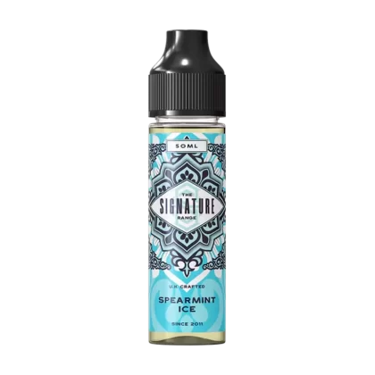 Spearmint Ice by The Signature Range 50ml - ICE NIC SHOT (+£0.99) - Vapeshop Co