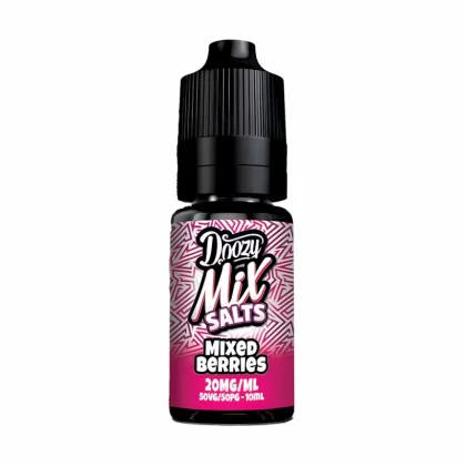 Doozy Mix Salts Mixed Berries Nic Salt Vape Juice - 10 Pack - Strength 10mg