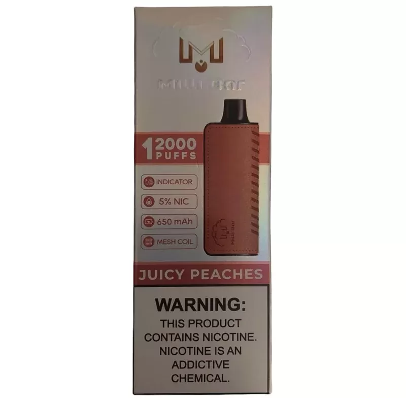 Juicy Peaches – Milli Bar 12000 - Ejuicewarehouse