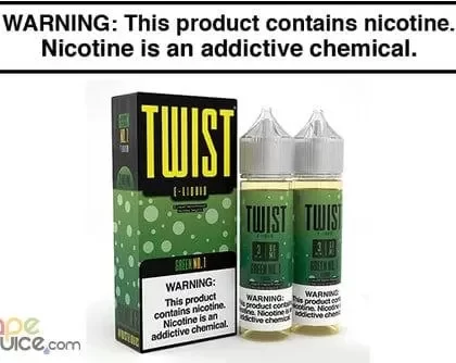 GREEN NO. 1 BY TWIST E LIQUID 120ML - Vapejuice