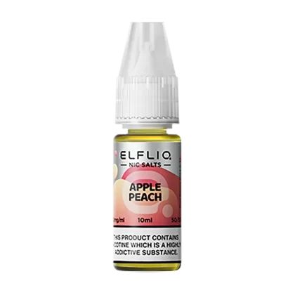 Apple Peach Elfliq Nic Salt by Elfbar - 10ml - Vape Product, Vape Product (731F6C)