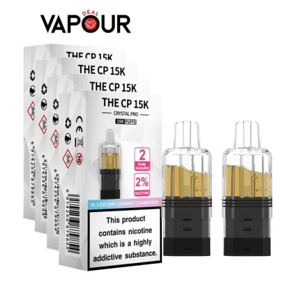 Crystal Pro CP 15K Pods - Strawberry Raspberry Ice