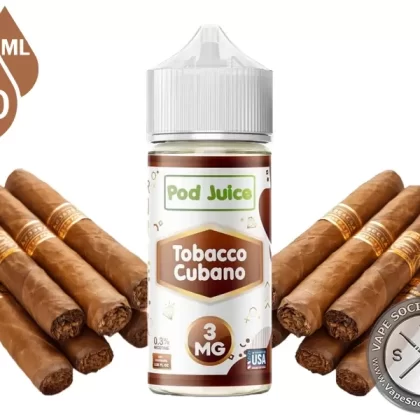 Tobacco Cubano Pod Juice 100ml - Vape Product, Vape Product