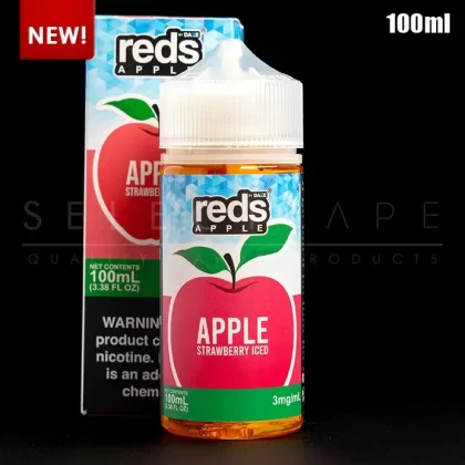 7Daze – Reds Apple Strawberry Iced Eliquid 100ml
