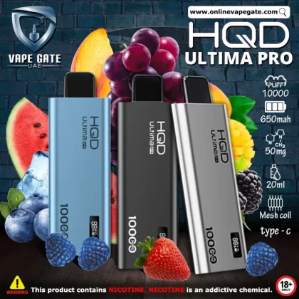 HQD Ultima Pro Disposables Vape - Lush Ice / 50 mg