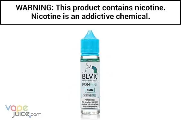 FRZN MINT BY BLVK UNICORN 60ML - Vapejuice