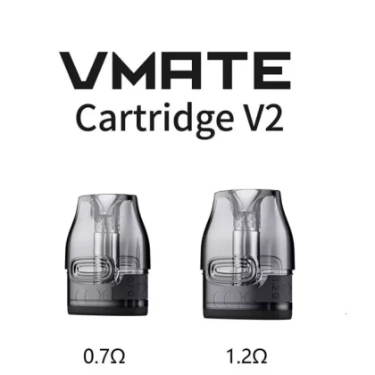 Voopoo VMate V2 Replacement Pods 0.7ohm and 1.2ohm Cartridges ( two pack )