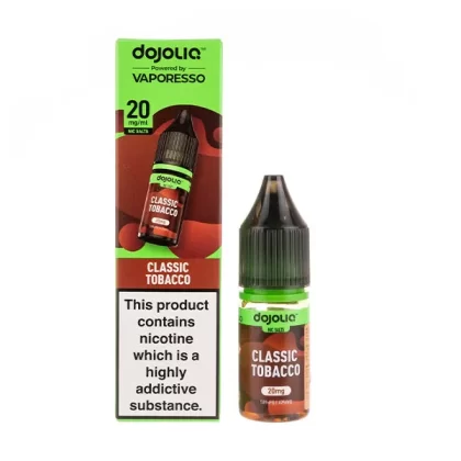 Classic Tobacco Dojoliq Nic Salt E-Liquid by Vaporesso - 10mg
