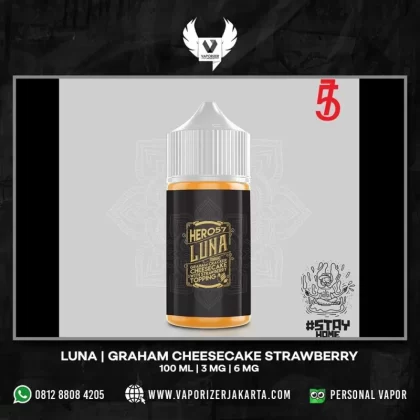 LUNA GRAHAM CRACKER CHEESECAKE STRAWBERRY 100 ML - 3 mg / 6 mg / 100 ml