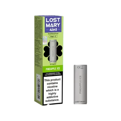 Lost Mary 4in1 Pineapple Ice Pods (2 Pack) - Nicotine Strength#20mg