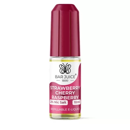 Bar Juice 5000 Strawberry Cherry Raspberry Nic Salt E-Liquid - Vape Product, Vape Product