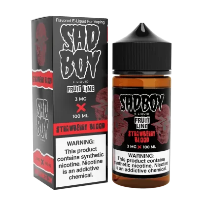 SADBOY E-Liquid - Strawberry Blood 100ML - Fruit Line Series - 3MG