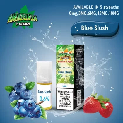 Blue Slush Shake 50/50 E-Liquid 10ml By Amazonia