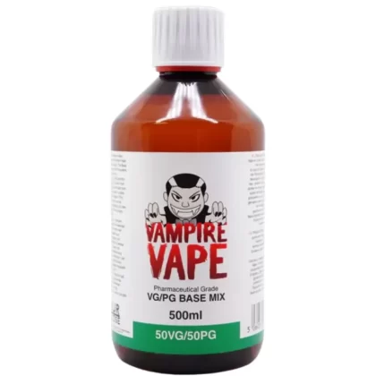 Base Mix 50VG/50PG E-Liquid by Vampire Vape (500ml)