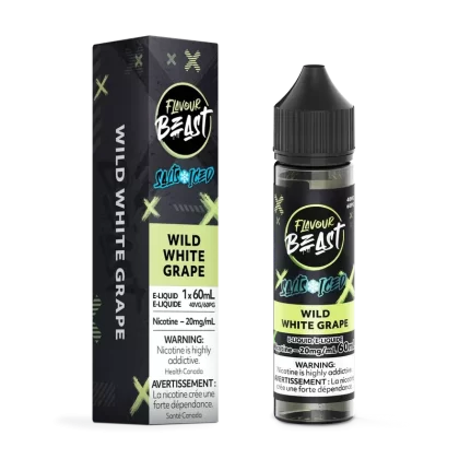 WILD WHITE GRAPE (ICED) – FLAVOUR BEAST E LIQUID (60mL)