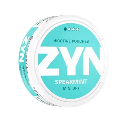 ZYN Mini Dry Spearmint S1 – All White Portion