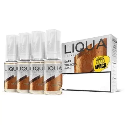 Liqua 10ml 4-Pack Dark Tobacco - Strength#3mg>6mg out of date>12mg