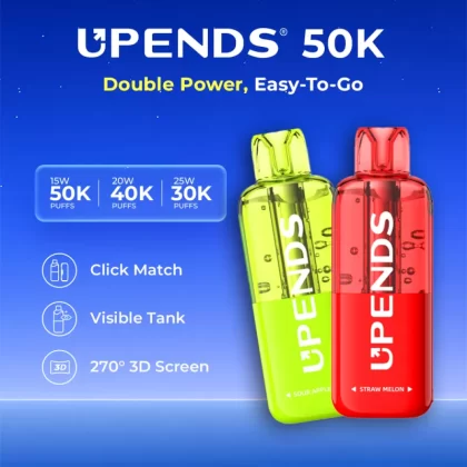 Upends UP9 50K Puffs Disposable POD - 50,000 Puffs - Straw Melon