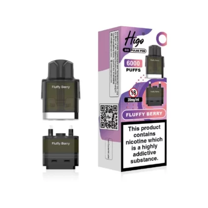 Higo BB Pulse 6000 Prefilled Pod Fluffy Berry - 20mg