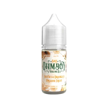 Valencia Orange and Passion Fruit Nic Salt E-Liquid by Ohm Boy Volume II - Vapeshop Co