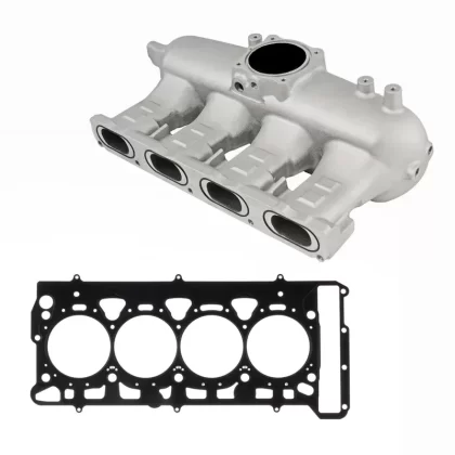 VW AUDI 2.0T FSI / 2.0 TSI aluminum intake manifold – NEW VERSION! + Cylinder Head Gasket, 82.5mm Bore, Without Valvelift