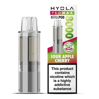 Hyola Pro Max 8000 Prefilled Pod Sour Apple Cherry - Ejuicewarehouse