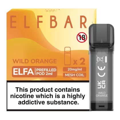 WILD ORANGE ELF BAR ELFA PREFILLED POD