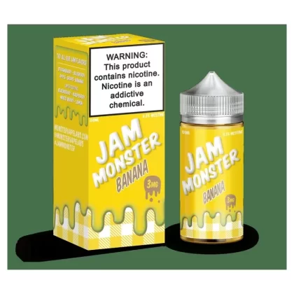 Jam Monster Banana 100ml Vape Juice - Vape Product, Vape Product