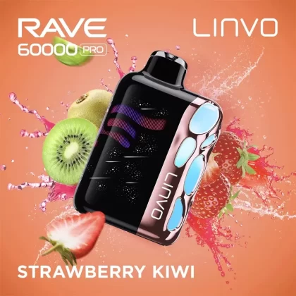 Linvo Rave 60000 Pro Disposable Vape – Strawberry Kiwi