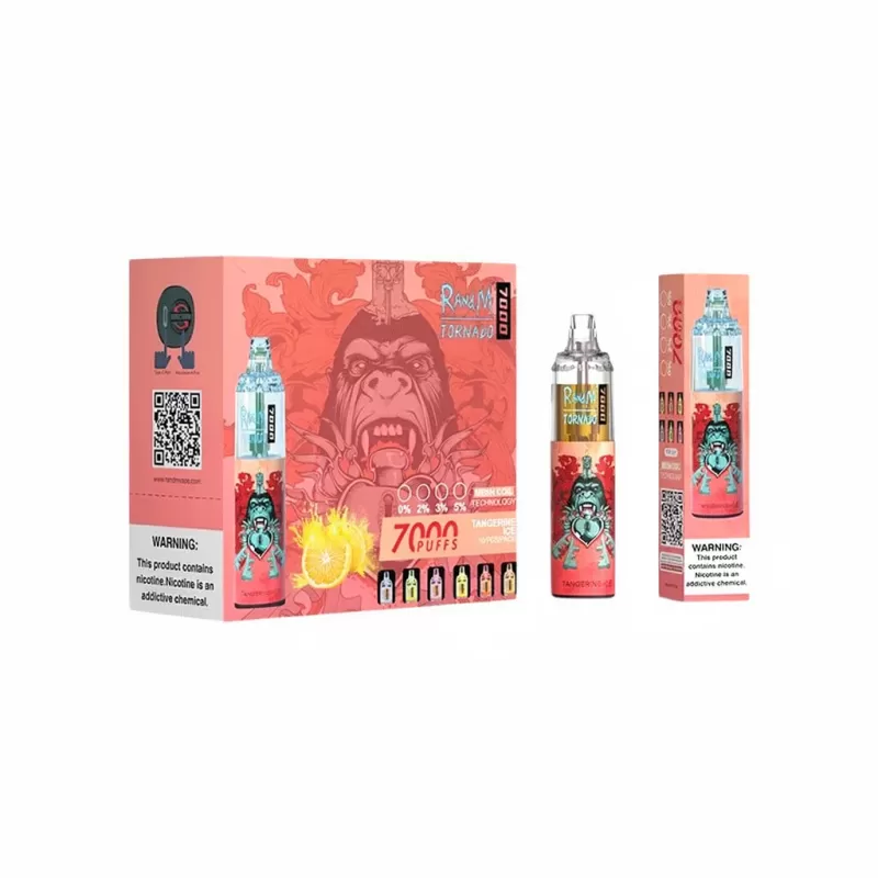 RandM Tornado 7000 German-Engineered Disposable Vape 14ml - 2-nicotine, 5-nicotine; Random Flavors(fast Delivery) (D16F9B) - Image 2