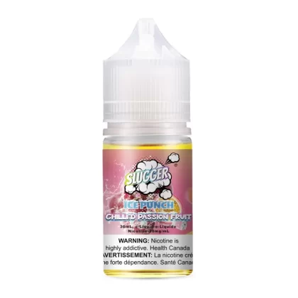 Slugger Ice Punch Series Chilled Passion Fruit – 30ml Nic Salt - Vapebazaar Pk