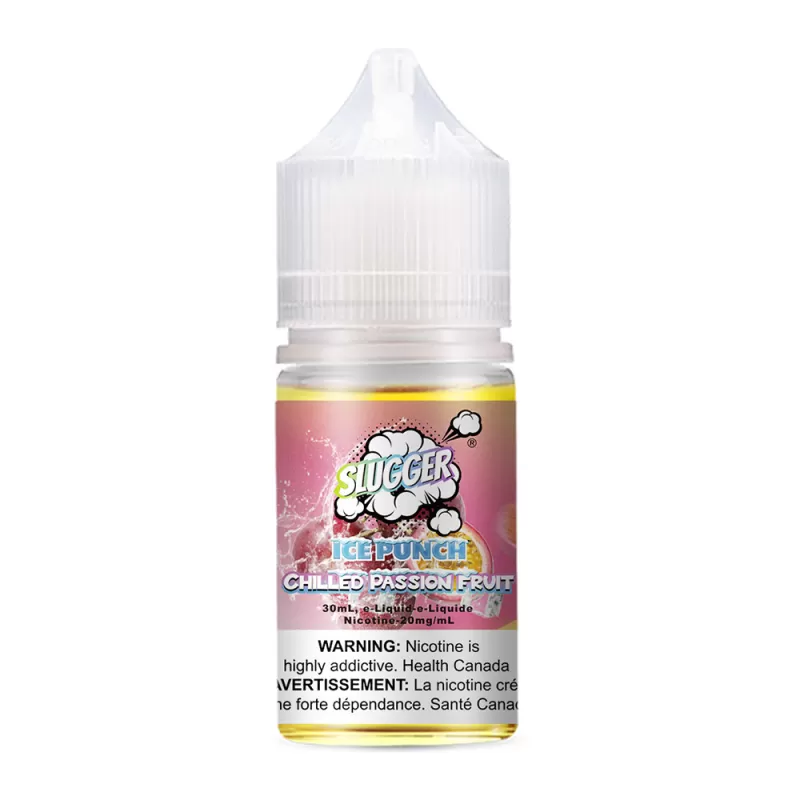 Slugger Ice Punch Series Chilled Passion Fruit – 30ml Nic Salt - Vapebazaar Pk