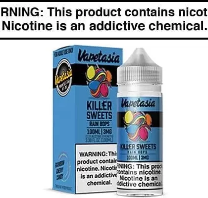 RAIN BOPS BY VAPETASIA KILLER SWEETS 100ML - Vapejuice